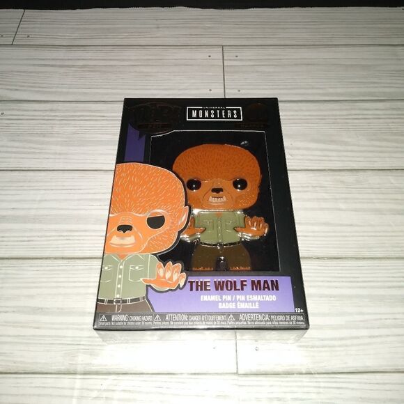 Universal Monsters The Wolf Man Funko POP! Enamel Pin Horror New #08 Classic - Picture 1 of 8